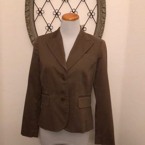 Alfani brown button down jacket 10P